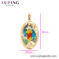 33348 Xuping fake gold jewelry special 18k gold plated brass religion pendant for free sample